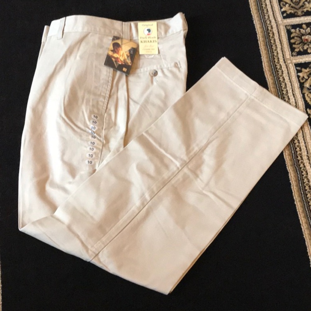 DUCK HEADS Vintage Pants Khakis size 10 classic fit